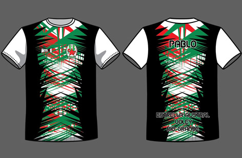 indumentaria deportiva para voley